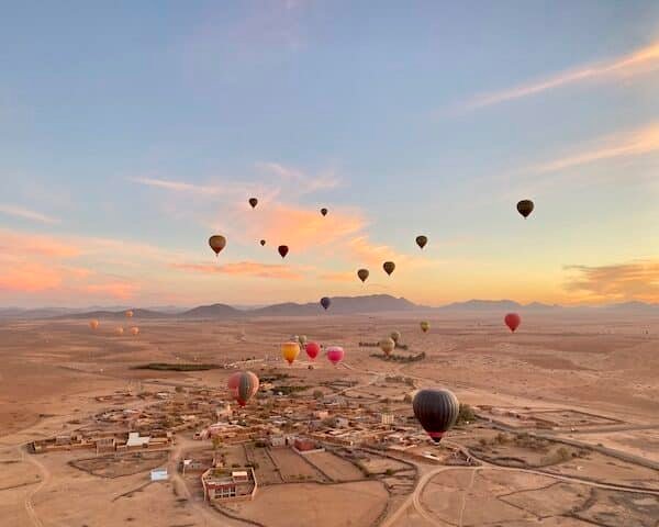 marrakech hot air balloon flight